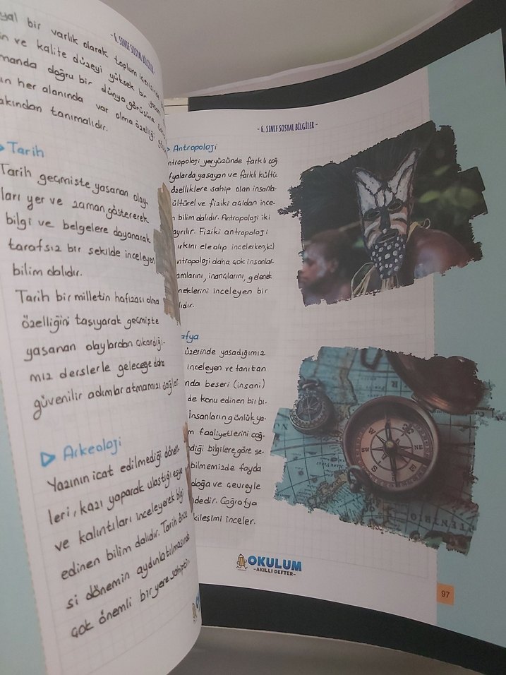 6. Sınıf Sosyal Bilgiler Akıllı Defter - Görsel 3