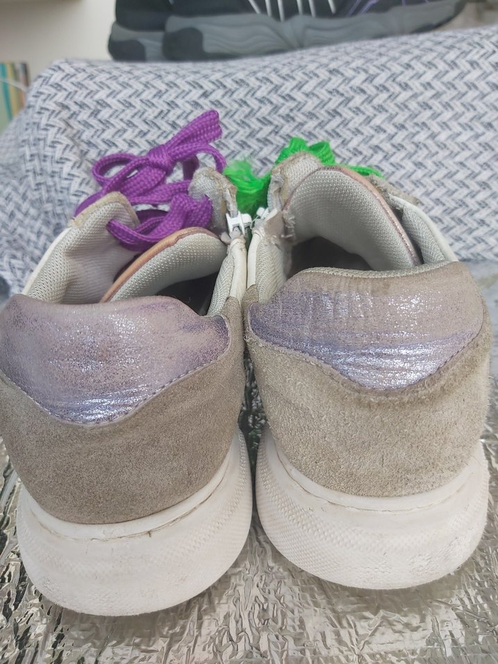 Renkli Bağcıklı Kız çocuk Spor Ayakkabı - Görsel 5