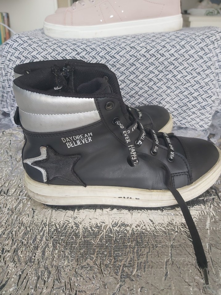 Siyah Kız çocuk Ayakkabı - Görsel 2