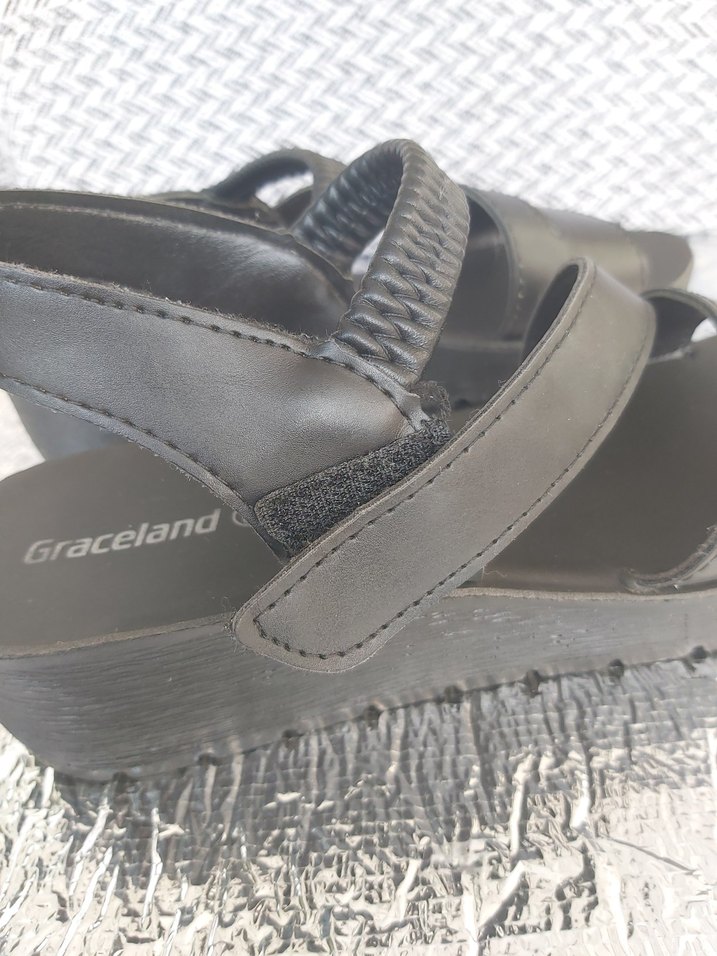 Siyah Sandalet - Görsel 4