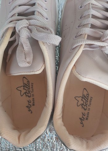 Bağcıklı Kadın Sneaker - Görsel 5