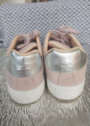 Bağcıklı Kadın Sneaker - Görsel 6