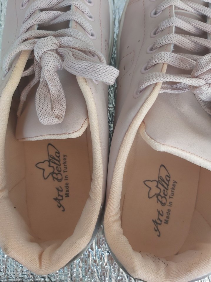 Bağcıklı Kadın Sneaker - Görsel 5