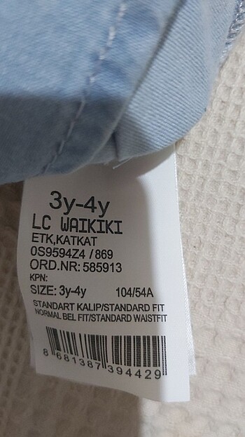 4 Yaş Beden JEAN ETEK