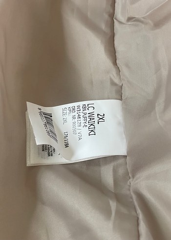 2xl Beden Düğmeli Beyaz Midi Mont