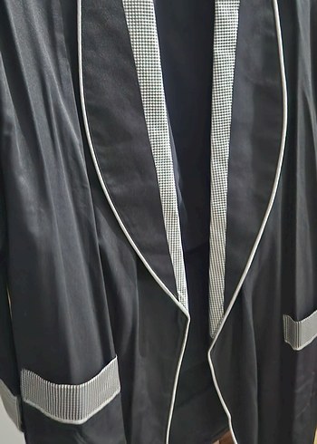 Gri erkek Uzun Kol Street Wear Sabahlık - Görsel 4