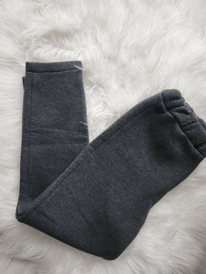 Gri Kapüşonlu Fermuarlı Eşofman Takımı - Görsel 4