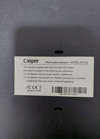 Casper Casper klavye