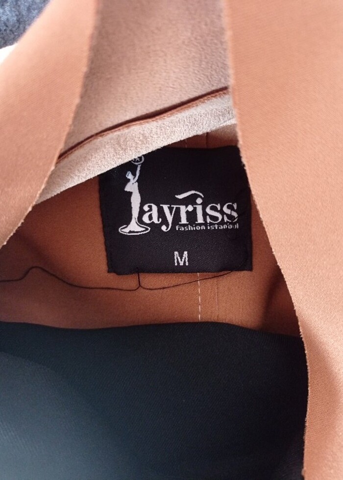 Süet trenckot  - Görsel 4