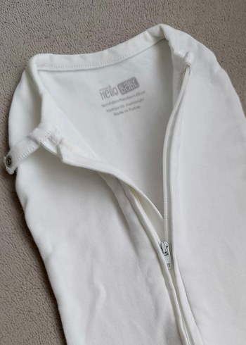 Beyaz Bebek Kundak Uyku Tulumu - Görsel 2