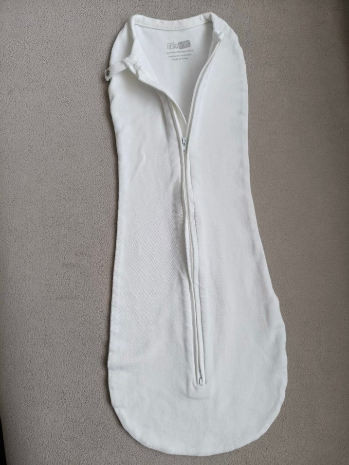 Beyaz Bebek Kundak Uyku Tulumu - Görsel 4