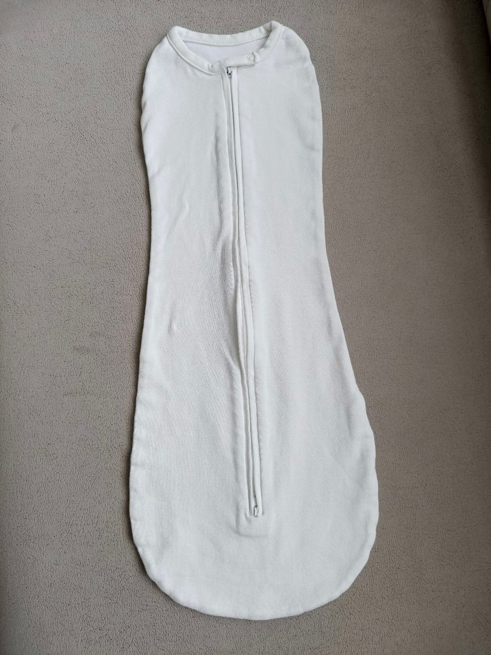 Beyaz Bebek Kundak Uyku Tulumu - Görsel 3