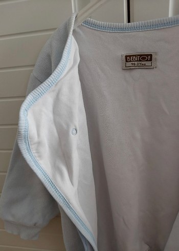 Uzun Kollu Beyaz Bebek Tulum - Görsel 7