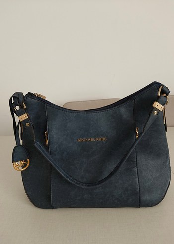 Michael Kors Lacivert Süet Kadın Çanta - Görsel 2