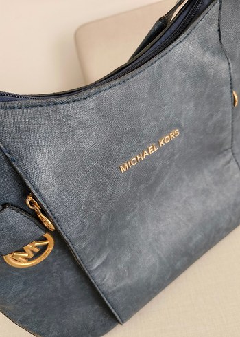 Michael Kors Lacivert Süet Kadın Çanta - Görsel 3