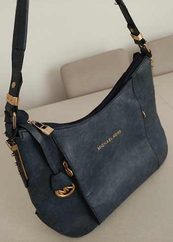 Michael Kors Lacivert Süet Kadın Çanta - Görsel 4
