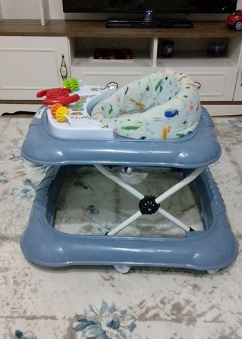 Mavi Bebek Yürüteci Oyuncaklı - Görsel 2