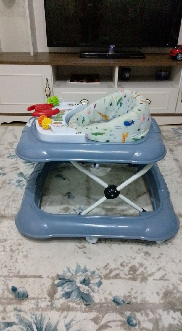 Mavi Bebek Yürüteci Oyuncaklı - Görsel 2