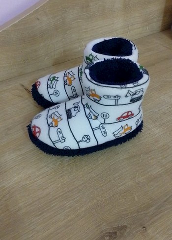 Çok Renkli Erkek Çocuk Sıcak panduf - Görsel 2