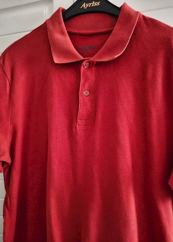 Erkek Turuncu Kısa Kollu Polo Tişört - Görsel 4