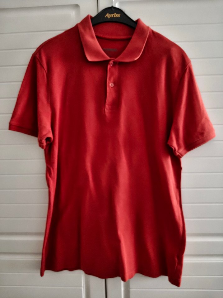 Erkek Turuncu Kısa Kollu Polo Tişört - Görsel 2