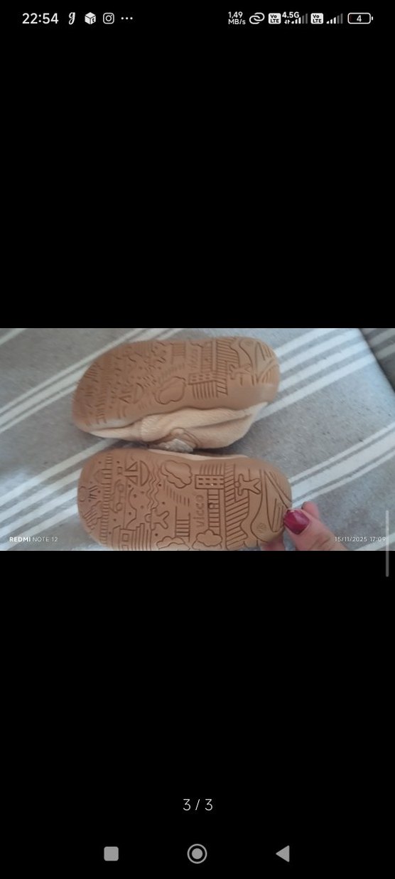 Kız Çocuk Kahverengi Nakışlı Sıcak Terlik - Görsel 3