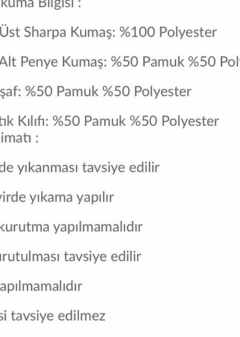 Yataş Yataş Battaniye Takımı