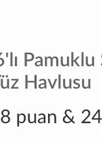 Özdilek Özdilek 6 lı havlu seti