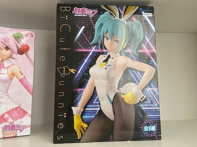  Beden çeşitli Renk Hatsune miku anime figur bunny