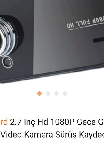 Concord araç kamera 1080P Full HD Siyah Video