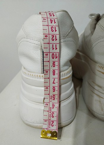 Bershka Beyaz Platform Topuklu Kadın Spor Ayakkabı