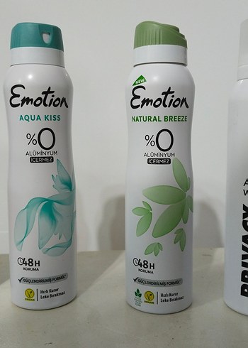 Emotion Kadın Deodorant Aqua Kiss ve Natural Breeze - Görsel 2