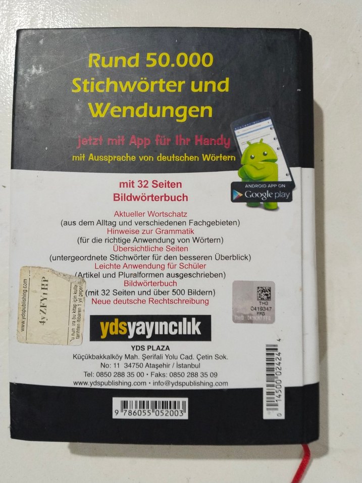 Türkçe-Almanca Sözlük - Görsel 5