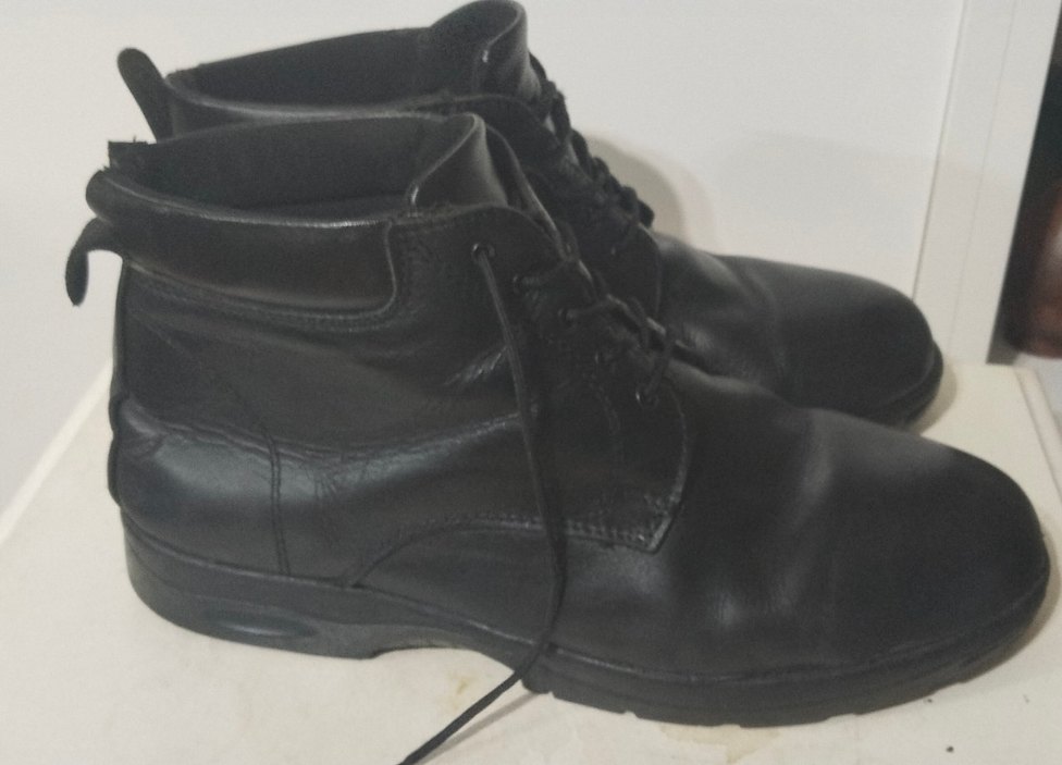 Siyah Deri Erkek  Bot 44 - Görsel 2