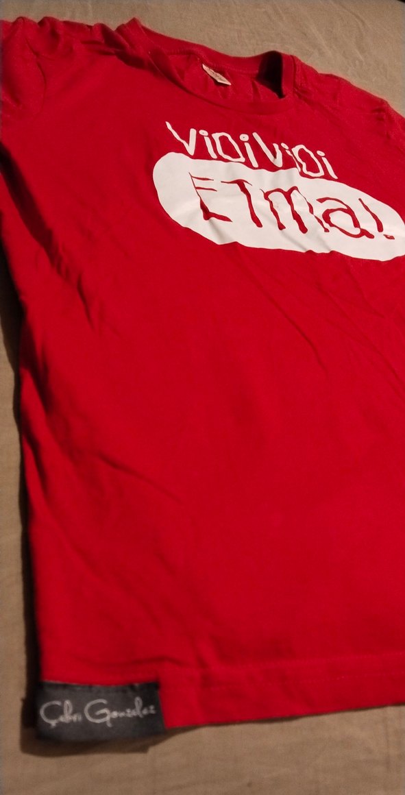 Kırmızı Baskılı Kısa Kollu Tişört - Görsel 2