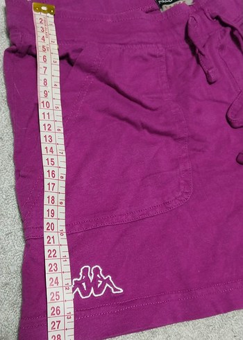 Mor Bol Kesim Kız Şortu - Görsel 5