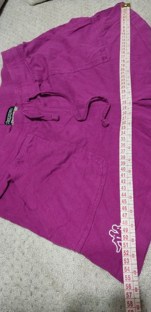 Mor Bol Kesim Kız Şortu - Görsel 3