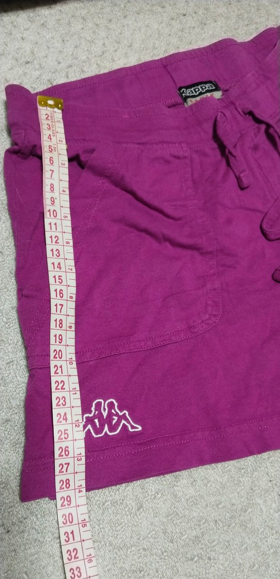 Mor Bol Kesim Kız Şortu - Görsel 5