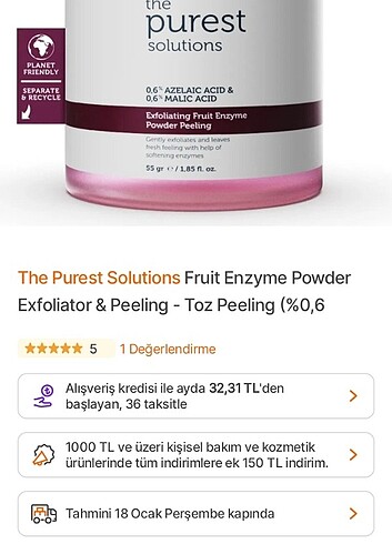 Kırmızı Toz Peeling