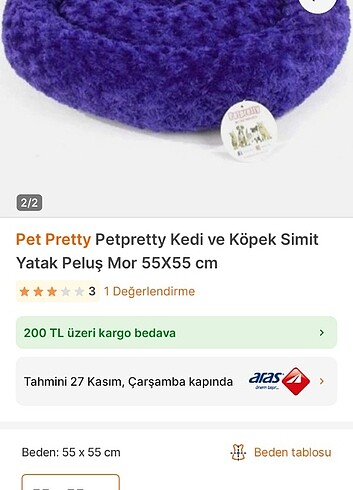  Beden Kedi yatağı