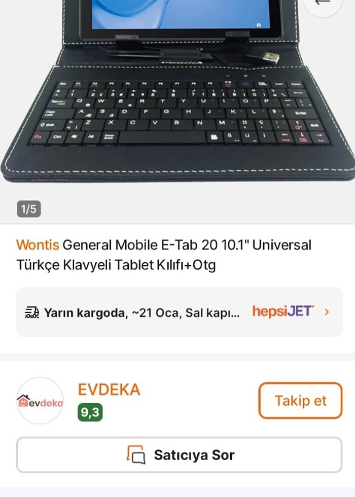 klavyeli tablet kılıfı - Görsel 2