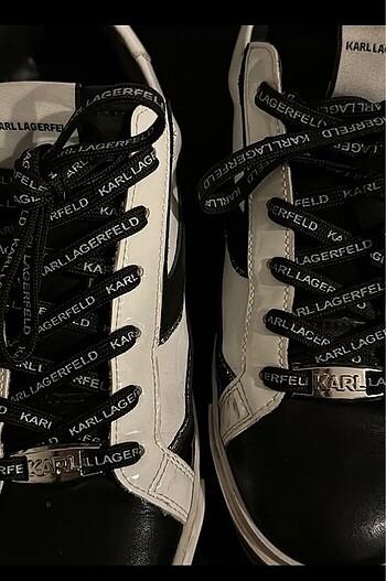 37 Beden siyah Renk Karl sneakers