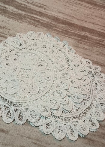 Bohem Tarzı El Yapımı Dantel Örtü - Görsel 2