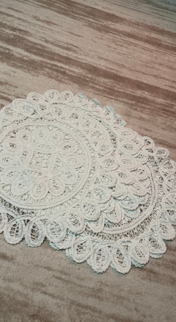 Bohem Tarzı El Yapımı Dantel Örtü - Görsel 2