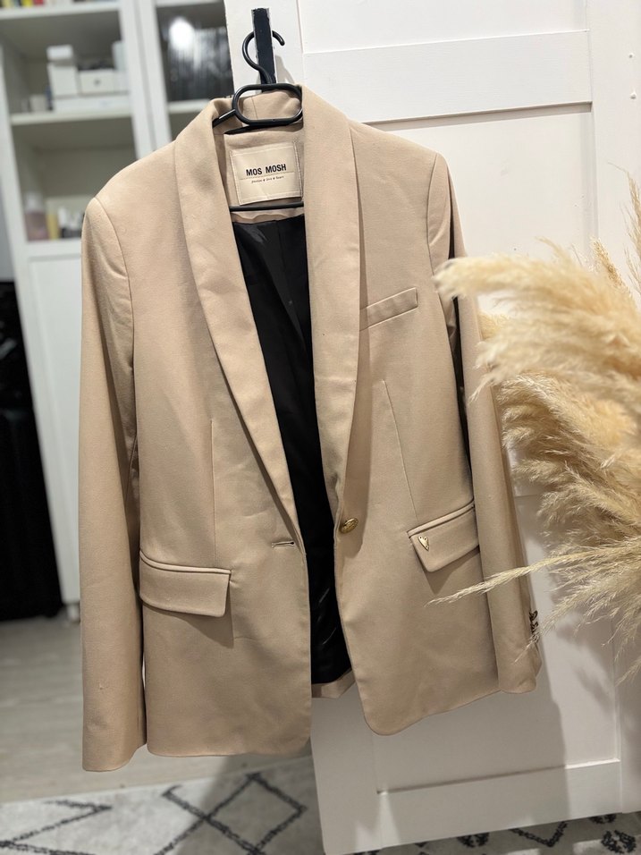 Bej  Kadın Blazer Ceket mos mosh - Görsel 2