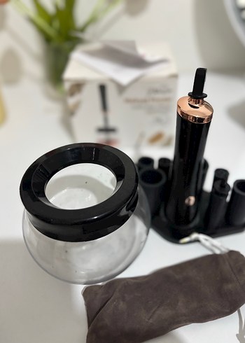 Makyaj Fırçası Temizleme Cihazı Siyah - Görsel 3