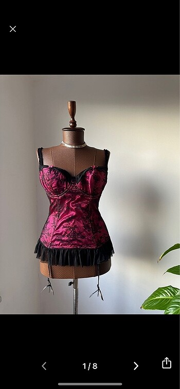 lolita goth korse