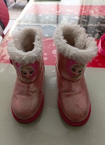 29 Beden pembe Renk Frozen kız botu