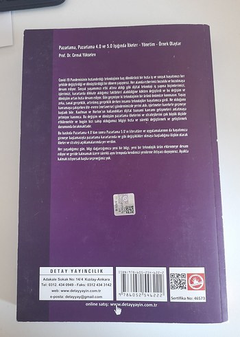 Beden Renk Pazarlama 4.0 ve 5.0 İlkeler, Yönetim, Örnek Olaylar kitabı