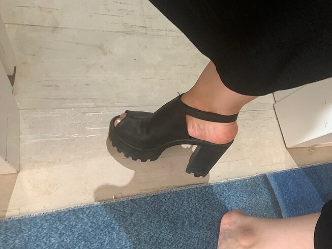 Zara Kalın topuklu platform ayakkabı